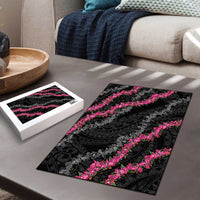Guam Bougainvillea Lei Puzzle Chamorro Tribal Pattern - Polynesian Pride