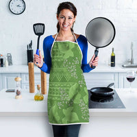 Hawaii Molokai Island Kukui Nut Flowers Apron Tribal Kakau Pattern LT9 - Polynesian Pride