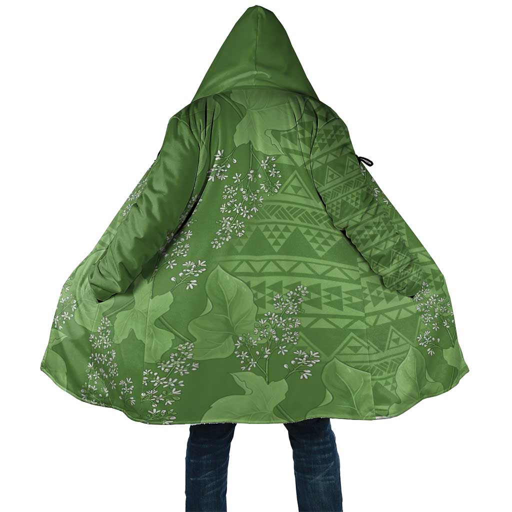 Hawaii Molokai Island Kukui Nut Flowers Cloak Tribal Kakau Pattern - Polynesian Pride