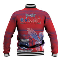 Custom Samoa 1962 Independence Day Custom Baseball Jacket Manuia le Aso Tuto'atasi Ula Nifo Red Art