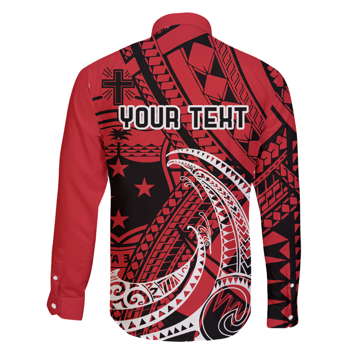 Custom Samoa Manuia le 62 Tausaga O le Tuto’atasi Family Matching Puletasi and Hawaiian Shirt Samoan Tatau Red Art