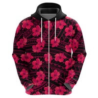 Polynesian Pride Hawaii Style With Hibiscus Hoodie Pink LT9 - Polynesian Pride