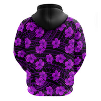 Polynesian Pride Hawaii Style With Hibiscus Hoodie Purple LT9 - Polynesian Pride