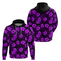 Polynesian Pride Hawaii Style With Hibiscus Hoodie Purple LT9 - Polynesian Pride