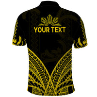 Custom Philippines Independence Day Polo Shirt Pechera With Side Barong Patterns LT9 - Polynesian Pride