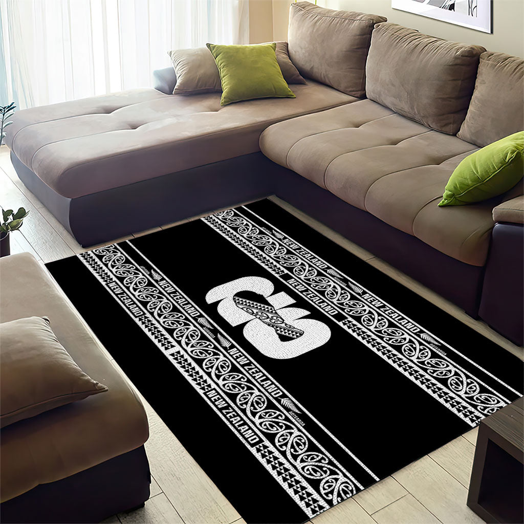 New Zealand Football White Fern Supporter Area Rug