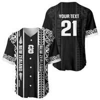 Custom New Zealand Football White Fern Supporter Baseball Jersey