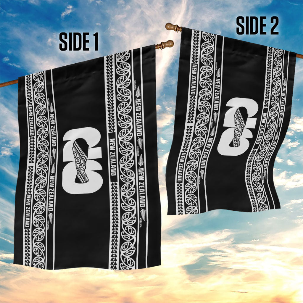 New Zealand Football White Fern Supporter Garden Flag LT9 - Polynesian Pride