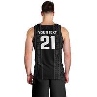 Custom New Zealand Football White Fern Supporter Men Tank Top LT9 - Polynesian Pride