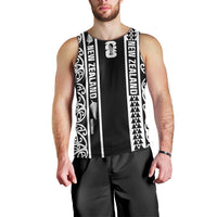 Custom New Zealand Football White Fern Supporter Men Tank Top LT9 - Polynesian Pride