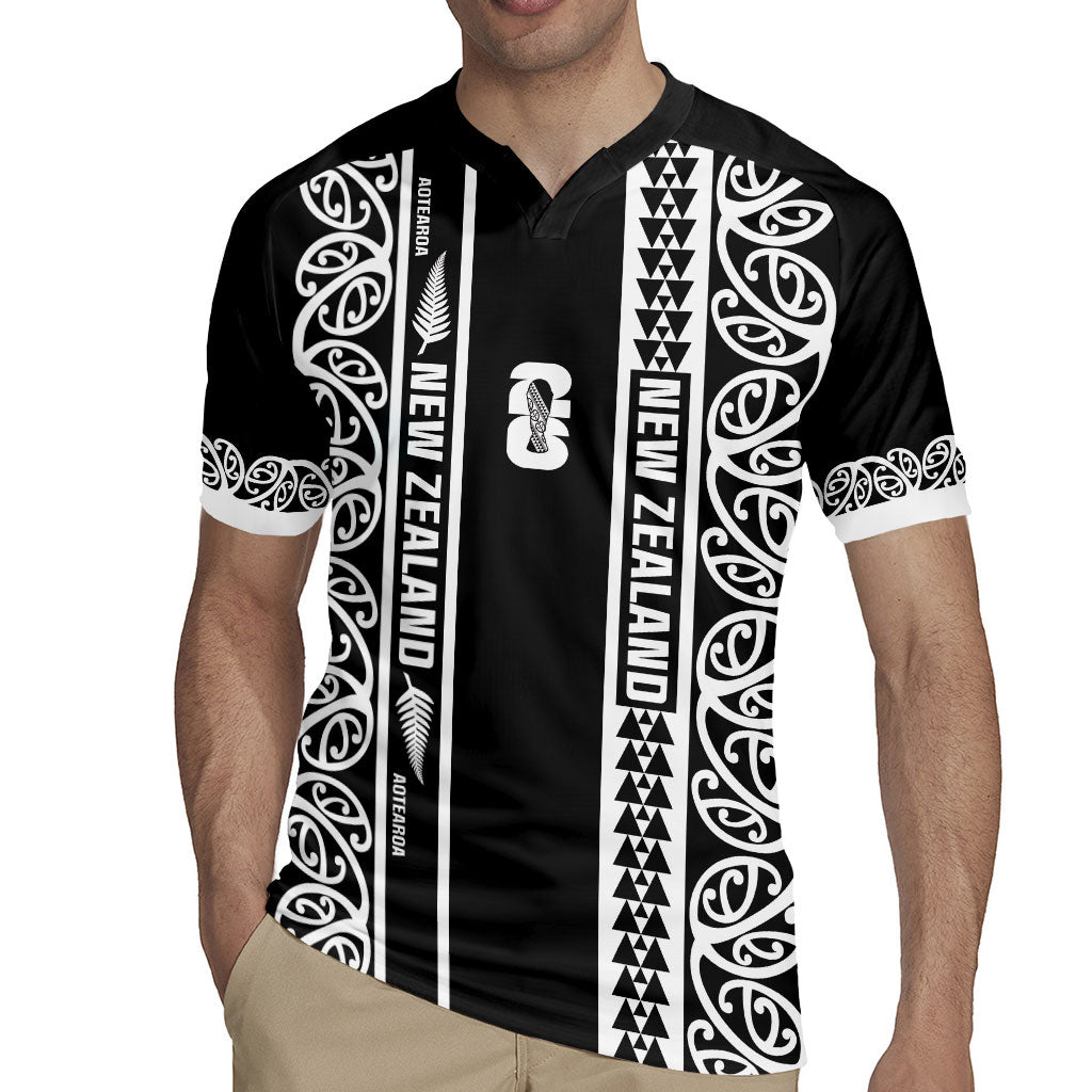 Custom New Zealand Football White Fern Supporter Rugby Jersey LT9 - Polynesian Pride