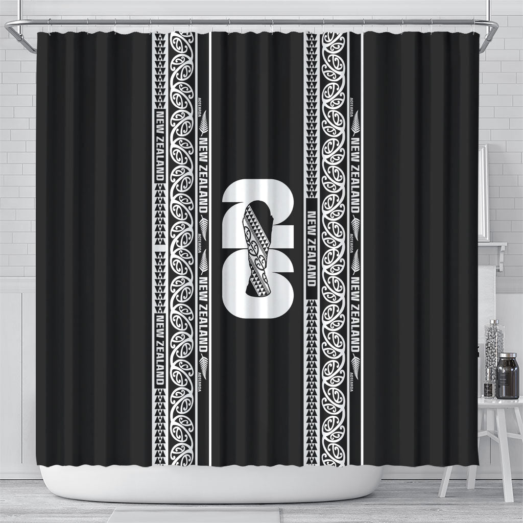 New Zealand Football White Fern Supporter Shower Curtain LT9 - Polynesian Pride