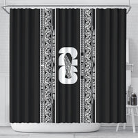 New Zealand Football White Fern Supporter Shower Curtain LT9 - Polynesian Pride