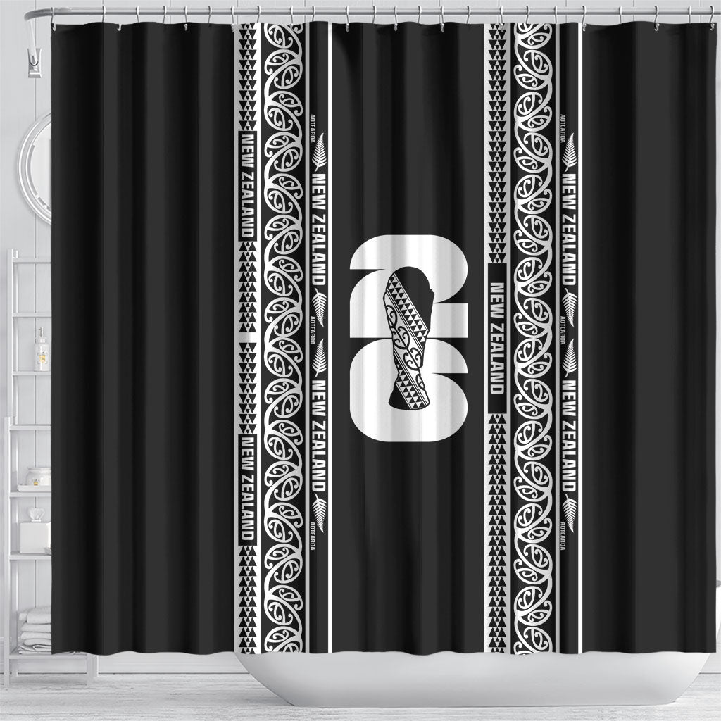 New Zealand Football White Fern Supporter Shower Curtain LT9 - Polynesian Pride