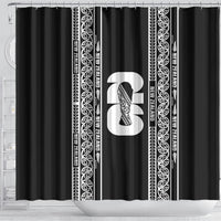 New Zealand Football White Fern Supporter Shower Curtain LT9 - Polynesian Pride