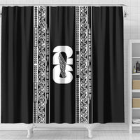 New Zealand Football White Fern Supporter Shower Curtain LT9 - Polynesian Pride
