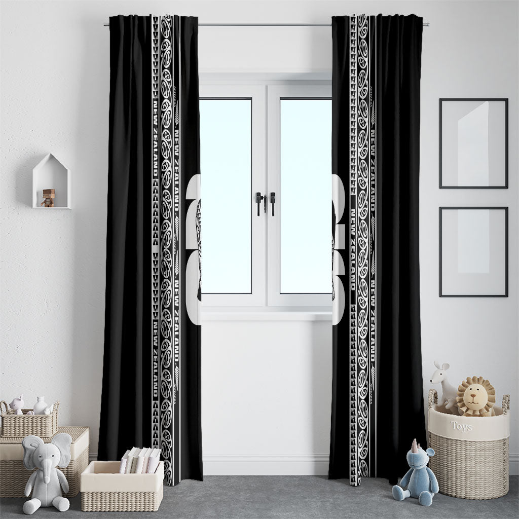 New Zealand Football White Fern Supporter Window Curtain