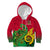 Personalised Vanuatu Islands Kid Hoodie Polynesian Tattoo and Sea Turtle LT9 Hoodie Green - Polynesian Pride