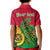 Personalised Vanuatu Islands Kid Polo Shirt Polynesian Tattoo and Sea Turtle LT9 - Polynesian Pride
