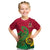 Personalised Vanuatu Islands Kid T Shirt Polynesian Tattoo and Sea Turtle LT9 Green - Polynesian Pride