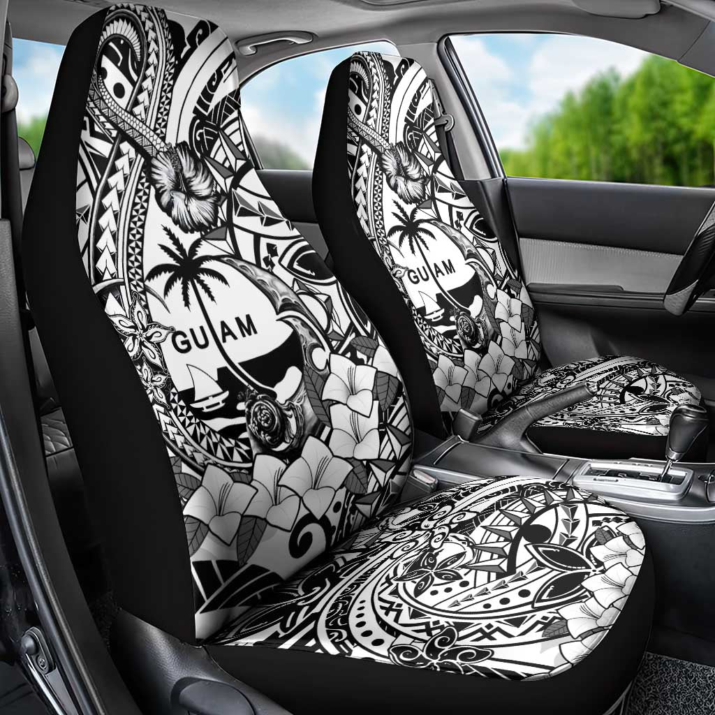 Guam Hafa Adai Guasali Flowers Car Seat Cover