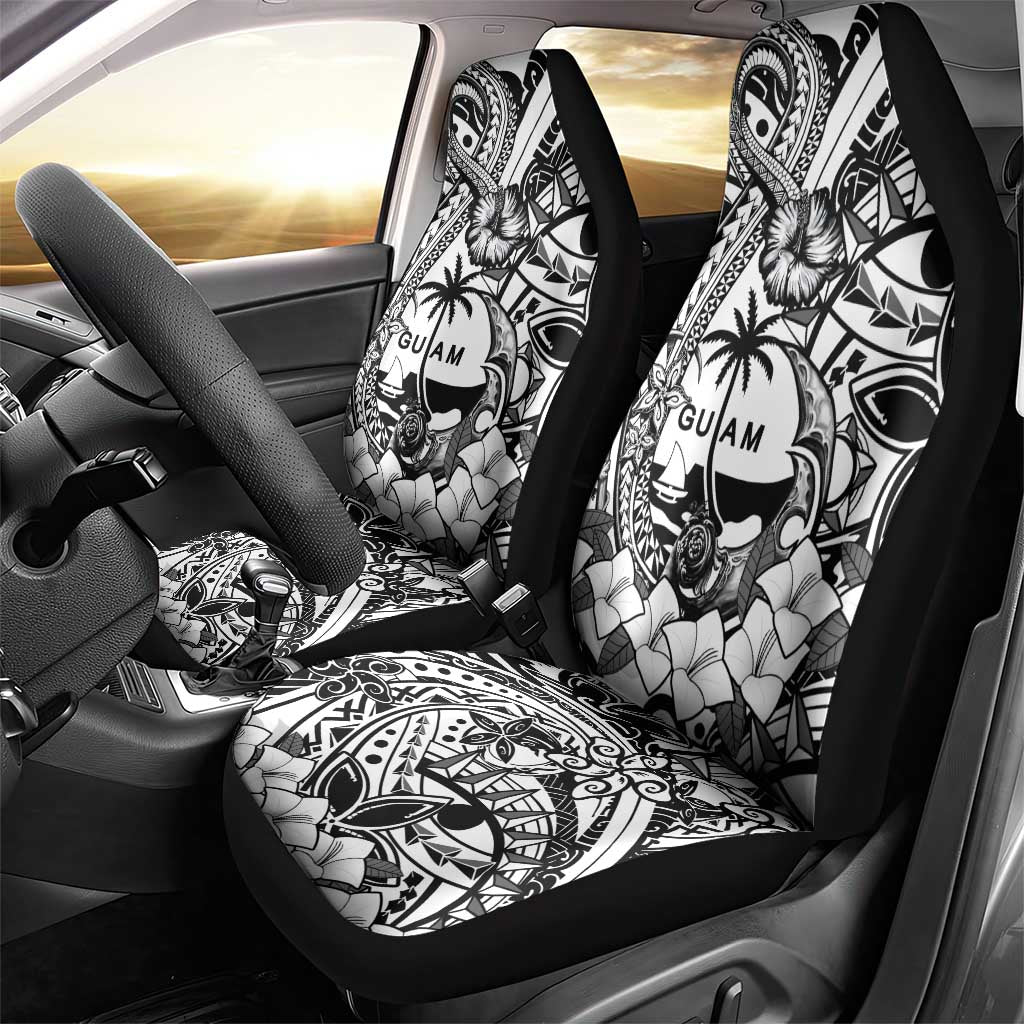 Guam Hafa Adai Guasali Flowers Car Seat Cover