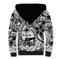 Guam Hafa Adai Guasali Flowers Sherpa Hoodie