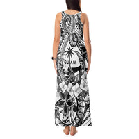 Guam Hafa Adai Guasali Flowers Tank Maxi Dress