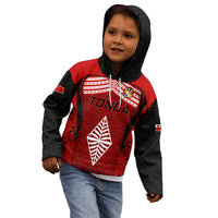 Tonga Rugby Kid Hoodie Go Champions World Cup 2023 Ngatu Unique LT9 - Polynesian Pride
