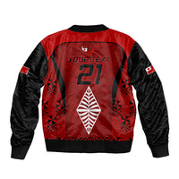 Custom Tonga Rugby Bomber Jacket Go Champions World Cup 2023 Ngatu Unique LT9 - Polynesian Pride