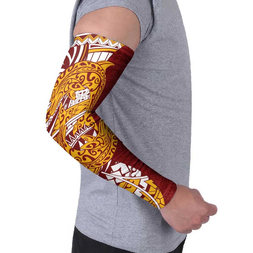 Couple Dolphins Maori Motif Arm Sleeves - Polynesian Pride