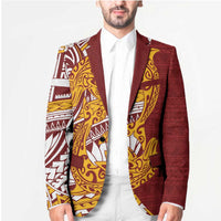 Couple Dolphins Maori Motif Blazer - Polynesian Pride