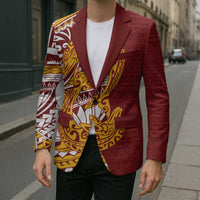 Couple Dolphins Maori Motif Blazer - Polynesian Pride