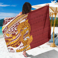 Couple Dolphins Maori Motif Sarong - Polynesian Pride