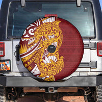 Couple Dolphins Maori Motif Spare Tire Cover - Polynesian Pride