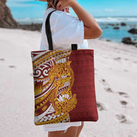 Couple Dolphins Maori Motif Tote Bag - Polynesian Pride