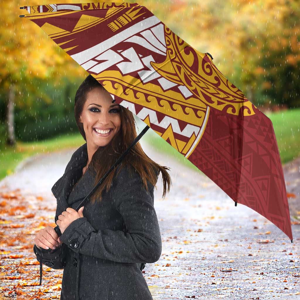 Couple Dolphins Maori Motif Umbrella - Polynesian Pride