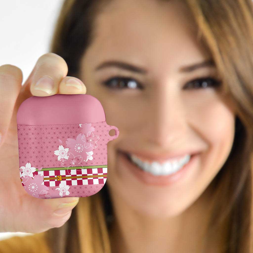 Japanese Asanoha Pattern AirPods Case Charm Against Evil Spirits - Polynesian Pride