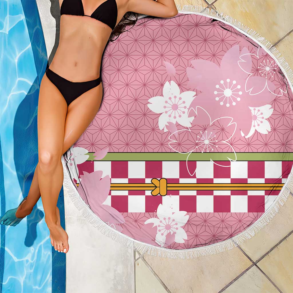 Japanese Asanoha Pattern Beach Blanket Charm Against Evil Spirits - Polynesian Pride