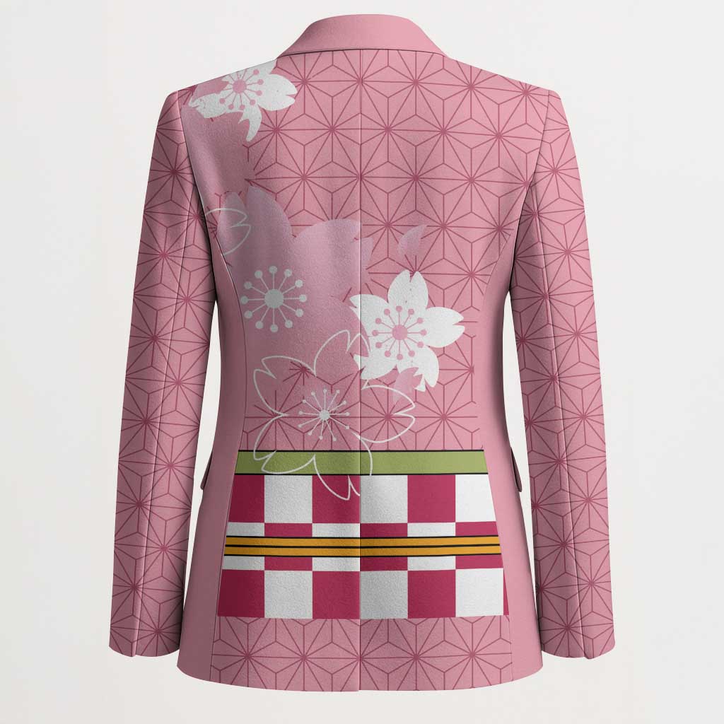 Japanese Asanoha Pattern Blazer Charm Against Evil Spirits - Polynesian Pride