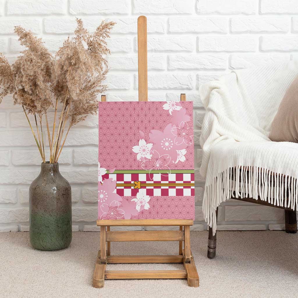 Japanese Asanoha Pattern Canvas Wall Art Charm Against Evil Spirits - Polynesian Pride