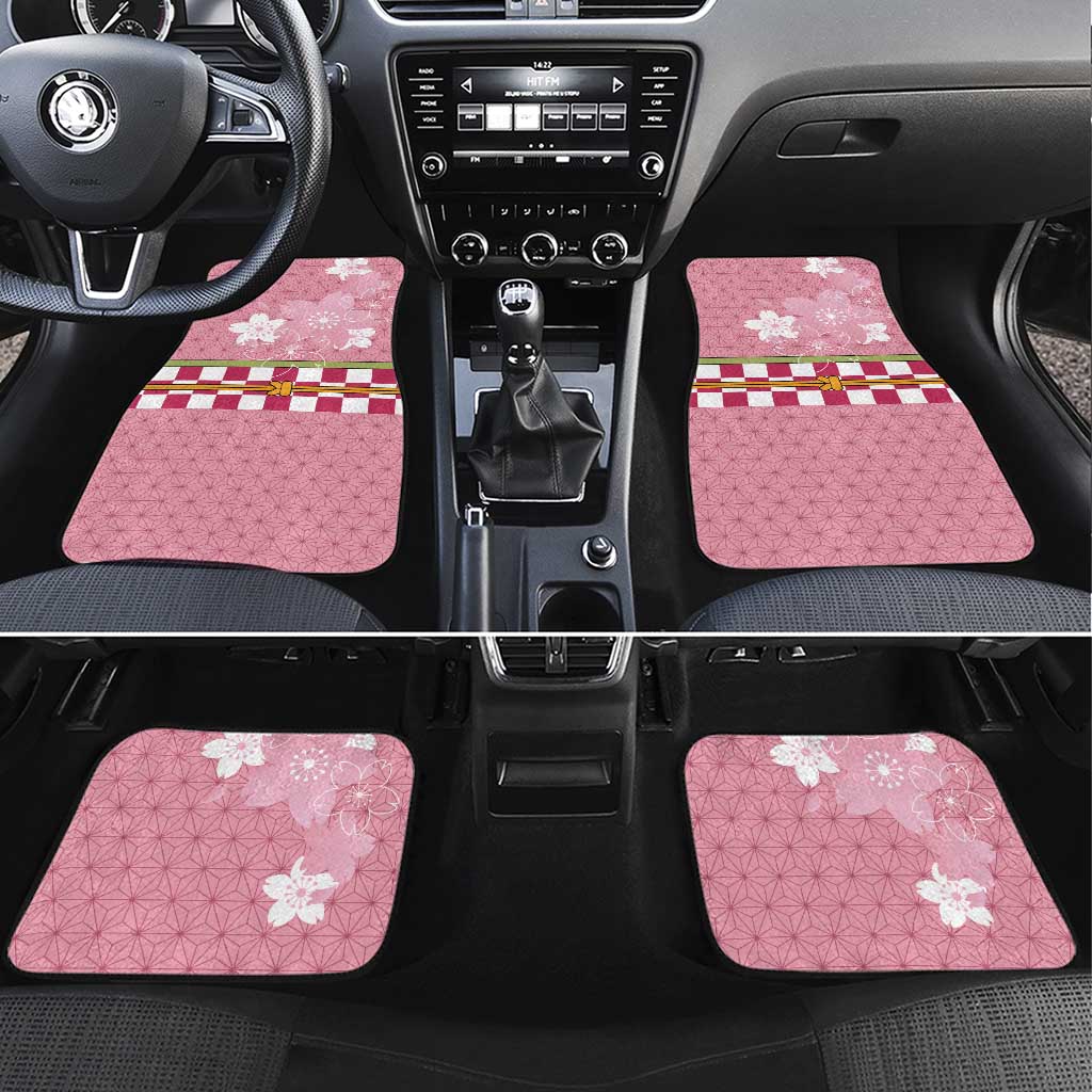 Japanese Asanoha Pattern Car Mats Charm Against Evil Spirits - Polynesian Pride