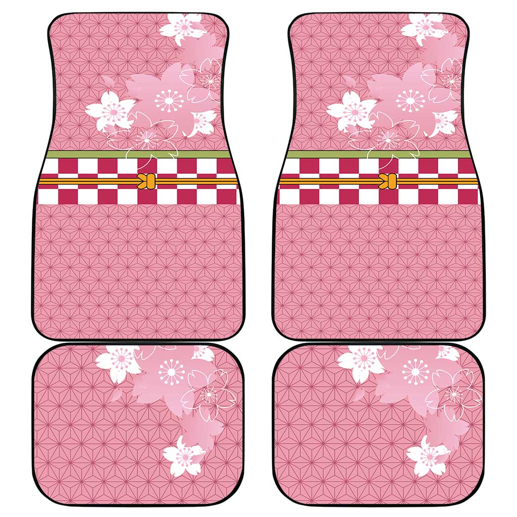 Japanese Asanoha Pattern Car Mats Charm Against Evil Spirits - Polynesian Pride