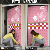 Japanese Asanoha Pattern Door Cover Charm Against Evil Spirits - Polynesian Pride