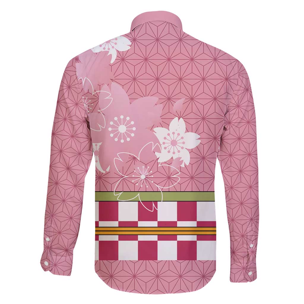 Japanese Asanoha Pattern Family Matching Short Sleeve Bodycon Dress and Hawaiian Shirt Charm Against Evil Spirits - Polynesian Pride