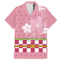 Japanese Asanoha Pattern Family Matching Tank Maxi Dress and Hawaiian Shirt Charm Against Evil Spirits - Polynesian Pride
