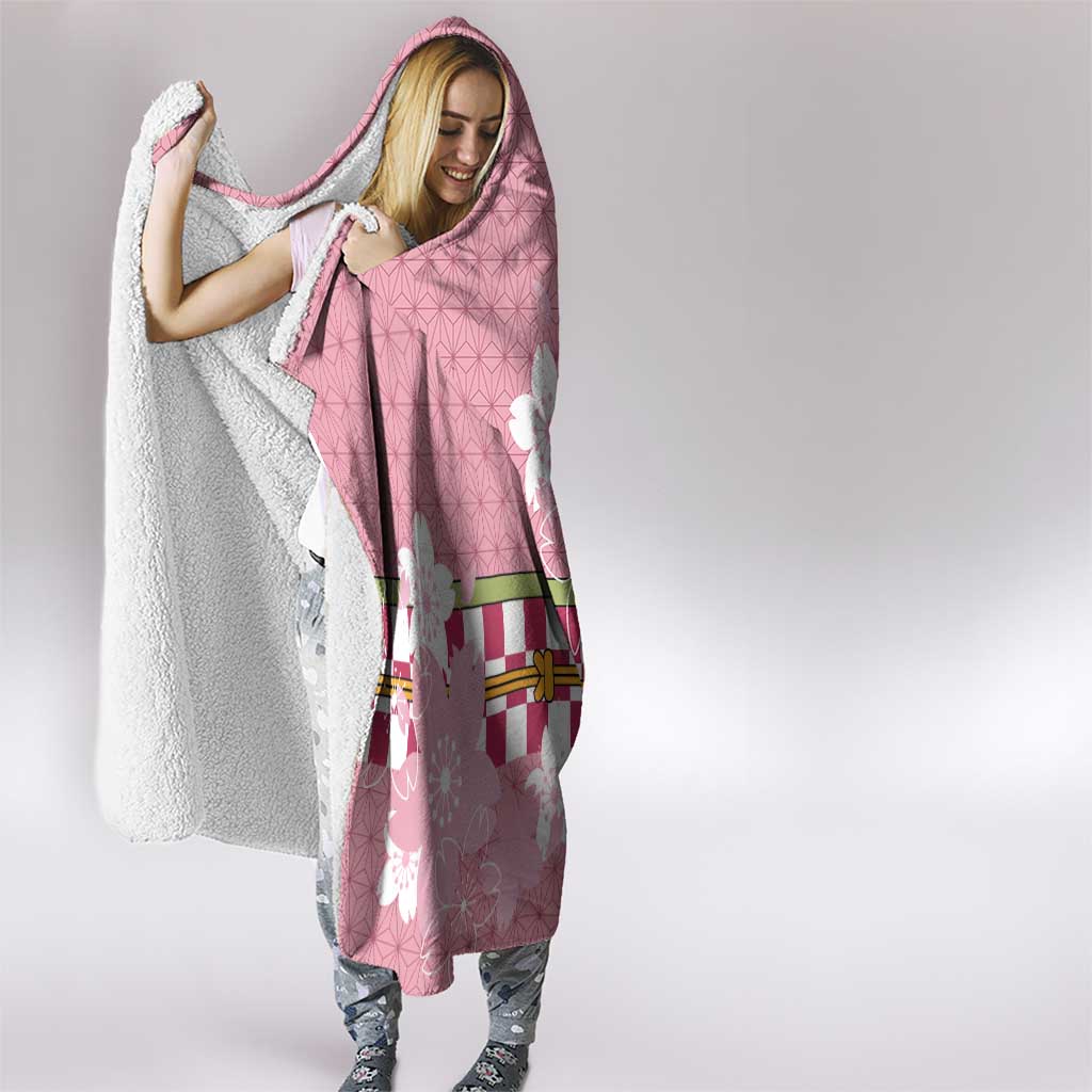 Japanese Asanoha Pattern Hooded Blanket Charm Against Evil Spirits - Polynesian Pride