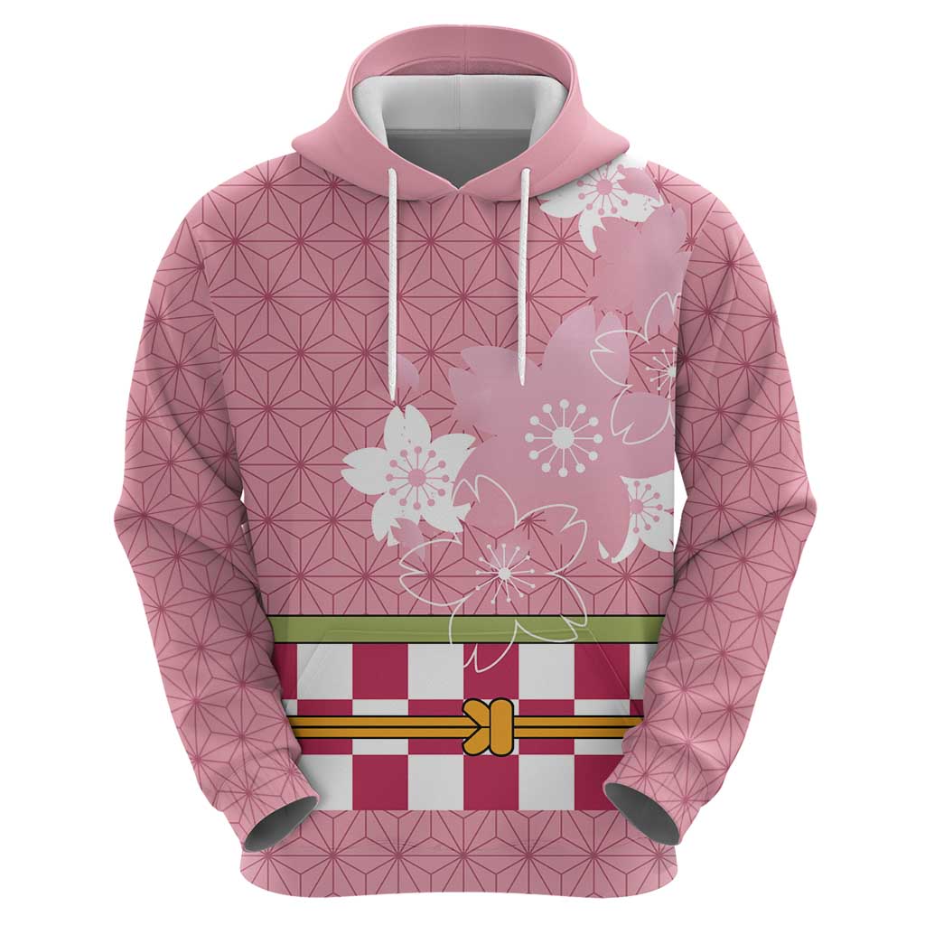 Japanese Asanoha Pattern Hoodie Charm Against Evil Spirits - Polynesian Pride