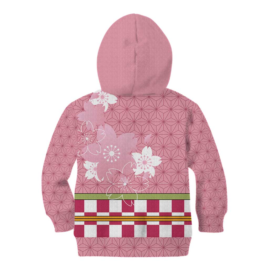 Japanese Asanoha Pattern Kid Hoodie Charm Against Evil Spirits LT9 - Polynesian Pride