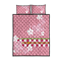 Japanese Asanoha Pattern Quilt Bed Set Charm Against Evil Spirits - Polynesian Pride